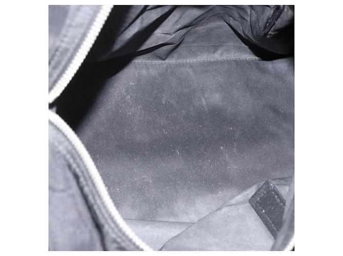 PRADA Boston Bag Nylon Black Silver - vista 10