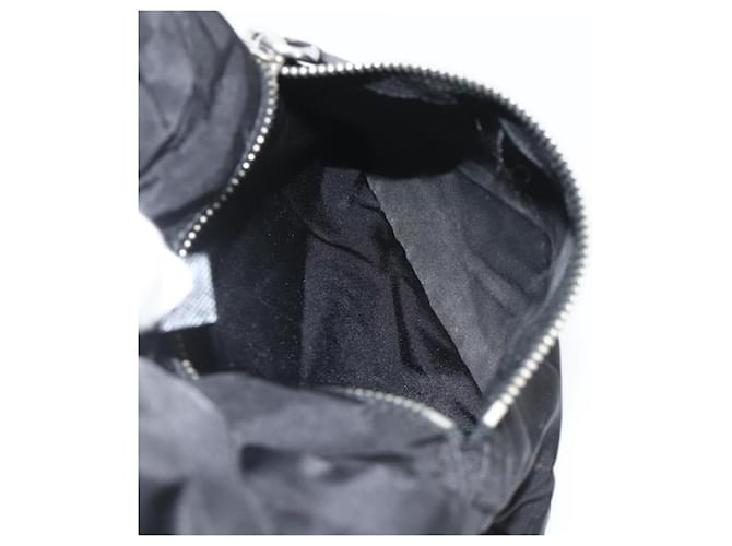 PRADA Boston Bag Nylon Black Silver - vista 11
