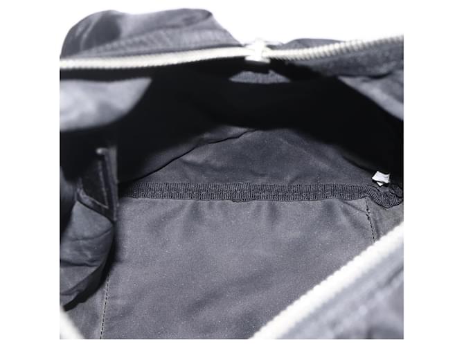 PRADA Boston Bag Nylon Black Silver - vista 19