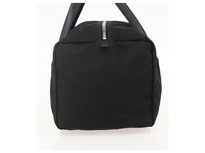 PRADA Boston Bag Nylon Black Silver - vista 4
