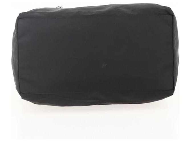 PRADA Boston Bag Nylon Black Silver - vista 5