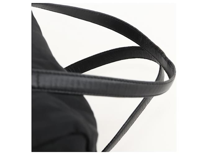 PRADA Boston Bag Nylon Black Silver - vista 8