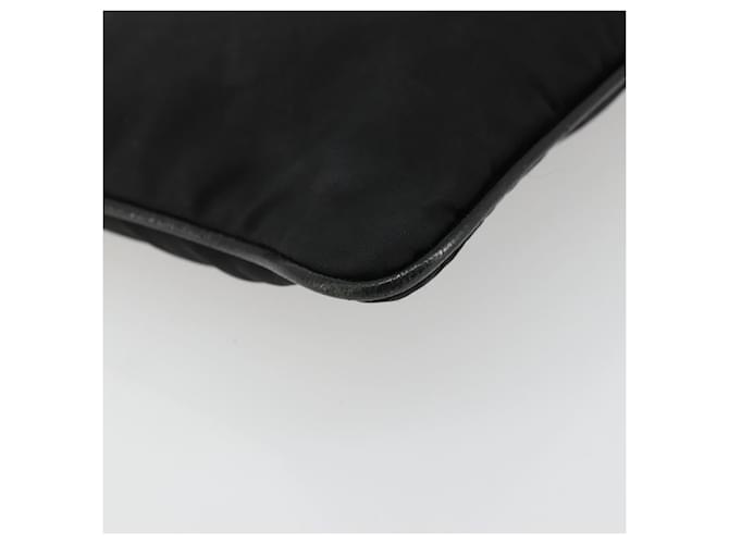 PRADA Hand Bag Nylon Black Silver - vista 16