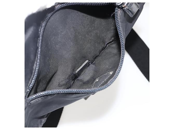 PRADA Shoulder Bag Nylon Black Silver - vista 11