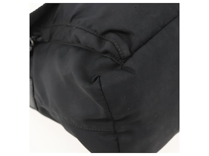 PRADA Shoulder Bag Nylon Black Silver - vista 16