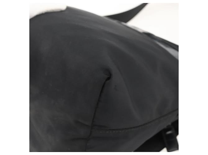 PRADA Shoulder Bag Nylon Black Silver - vista 17