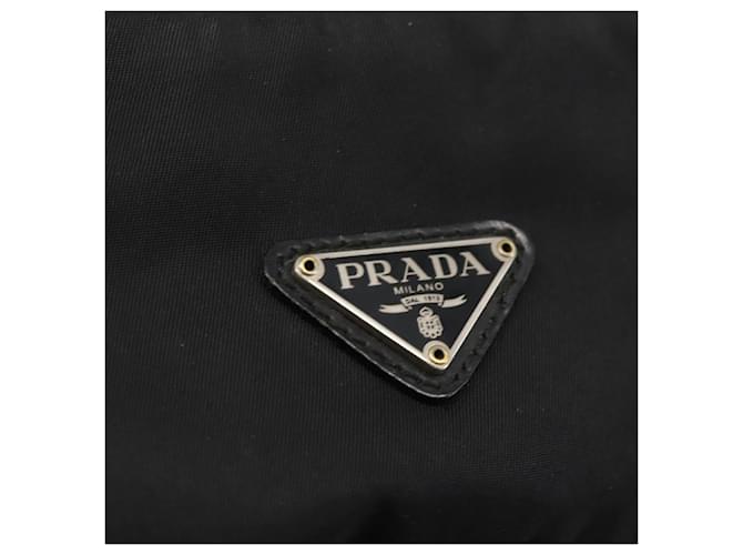 PRADA Shoulder Bag Nylon Black Silver - vista 19