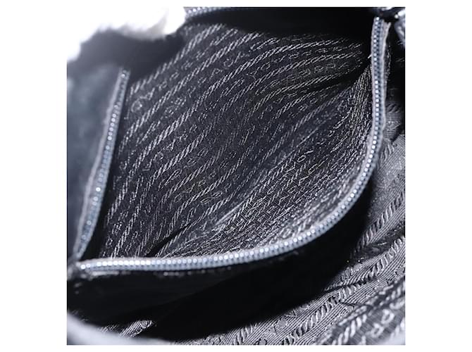 PRADA Shoulder Bag Nylon Black Silver - vista 26