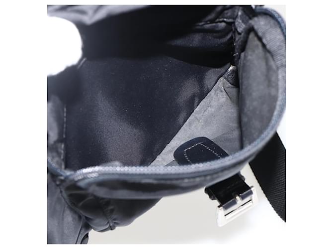 PRADA Shoulder Bag Nylon Black Silver - vista 27