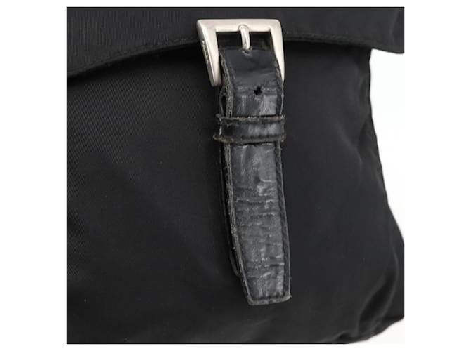 PRADA Shoulder Bag Nylon Black Silver - vista 9