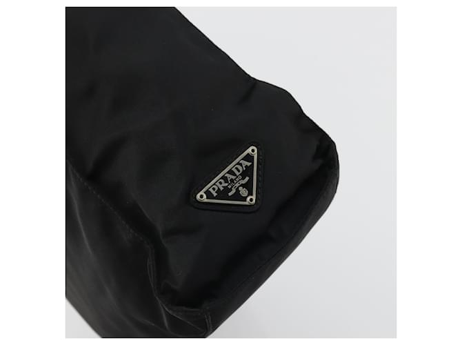 PRADA Hand Bag Nylon Black Silver - vista 10