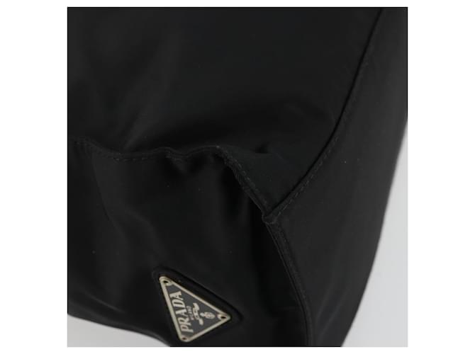 PRADA Hand Bag Nylon Black Silver - vista 14