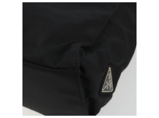 PRADA Hand Bag Nylon Black Silver - vista 15