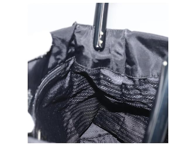 PRADA Hand Bag Nylon Black Silver - vista 18