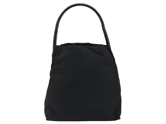 PRADA Hand Bag Nylon Black Silver - vista 2