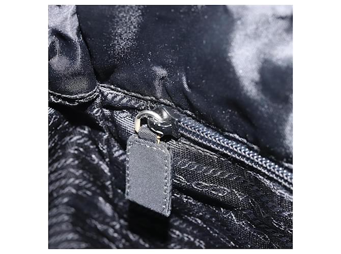 PRADA Hand Bag Nylon Black Silver - vista 20