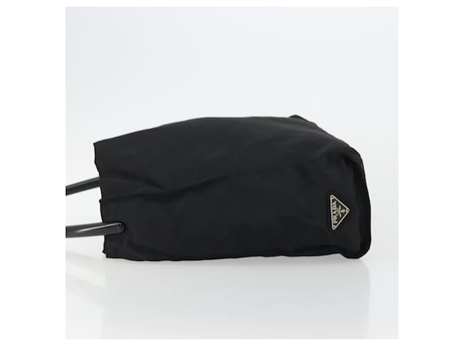 PRADA Hand Bag Nylon Black Silver - vista 4