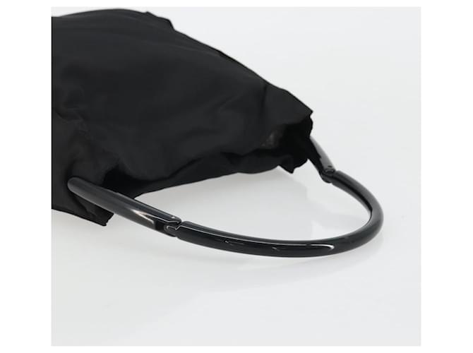 PRADA Hand Bag Nylon Black Silver - vista 7