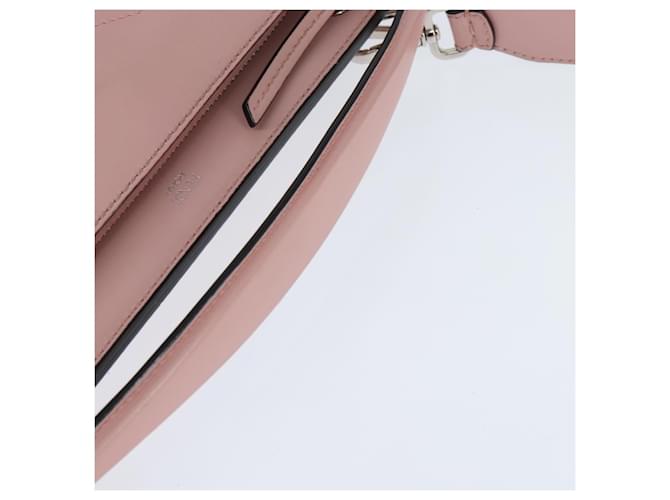FENDI Dot Com Hand Bag Leather 2way Pink Silver - vista 7