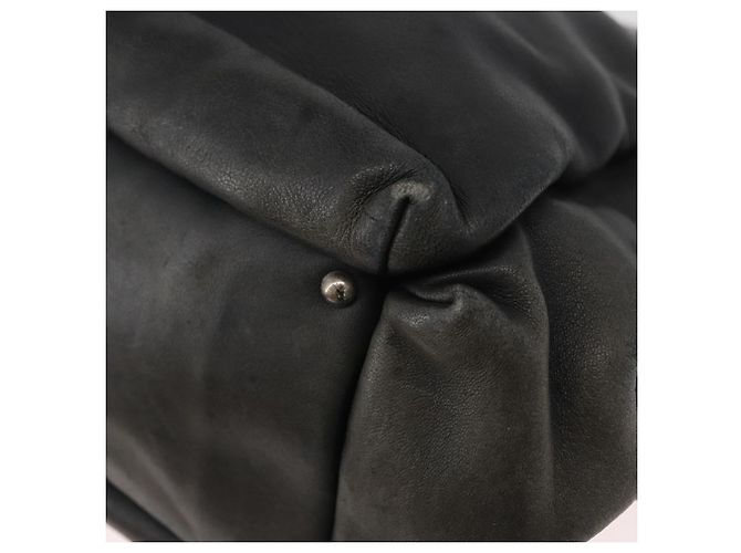 CHANEL Chain Shoulder Bag Lamb Skin Black CC - vista 13