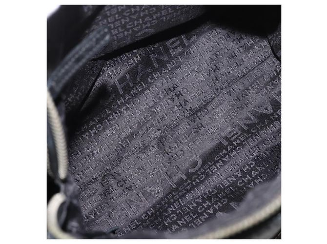 CHANEL Chain Shoulder Bag Lamb Skin Black CC - vista 17