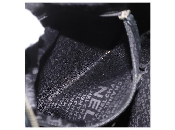 CHANEL Chain Shoulder Bag Lamb Skin Black CC - vista 21