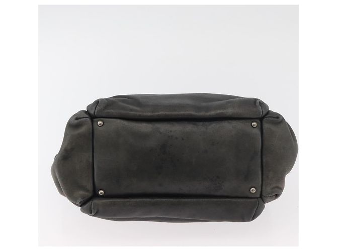 CHANEL Chain Shoulder Bag Lamb Skin Black CC - vista 9