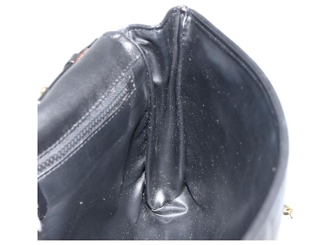 Céline CELINE Chain Shoulder Bag Leather Black Gold - vista 18