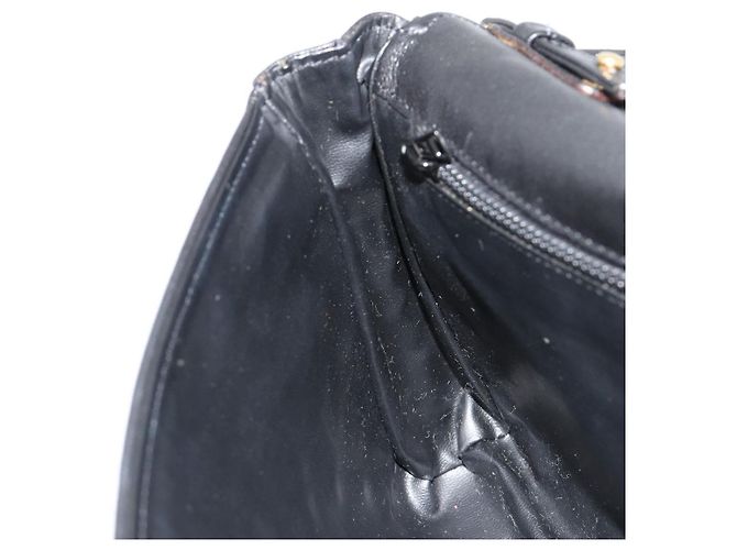 Céline CELINE Chain Shoulder Bag Leather Black Gold - vista 19