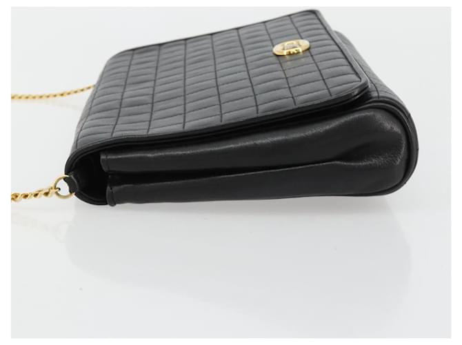 Céline CELINE Chain Shoulder Bag Leather Black Gold - vista 5