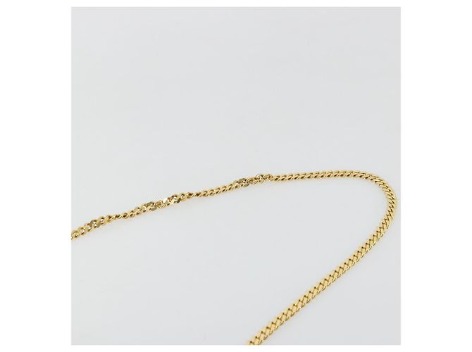Céline CELINE Chain Shoulder Bag Leather Black Gold - vista 8