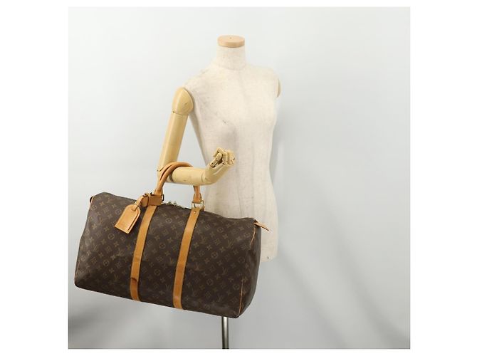 LOUIS VUITTON Monogram Keepall 50 Boston Bag M41426 LV - vista 22