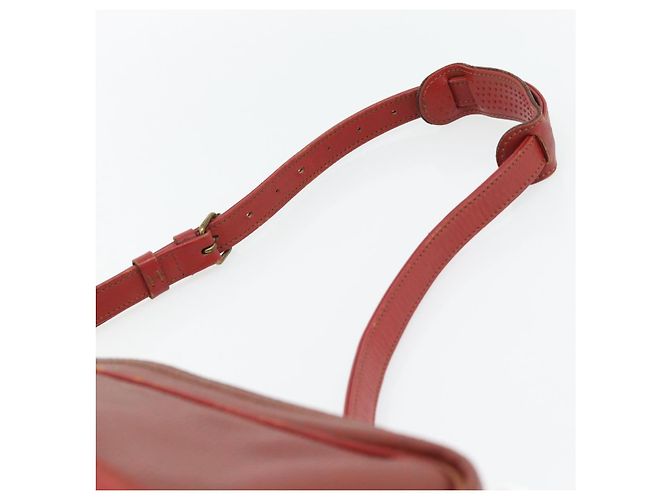 LOUIS VUITTON Challenge Cup Reporter Shoulder Bag Leather Red LV - vista 14