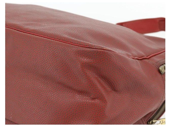 LOUIS VUITTON Challenge Cup Reporter Shoulder Bag Leather Red LV - vista 16