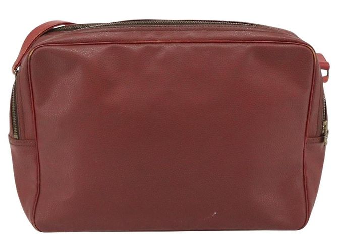 LOUIS VUITTON Challenge Cup Reporter Shoulder Bag Leather Red LV - vista 2