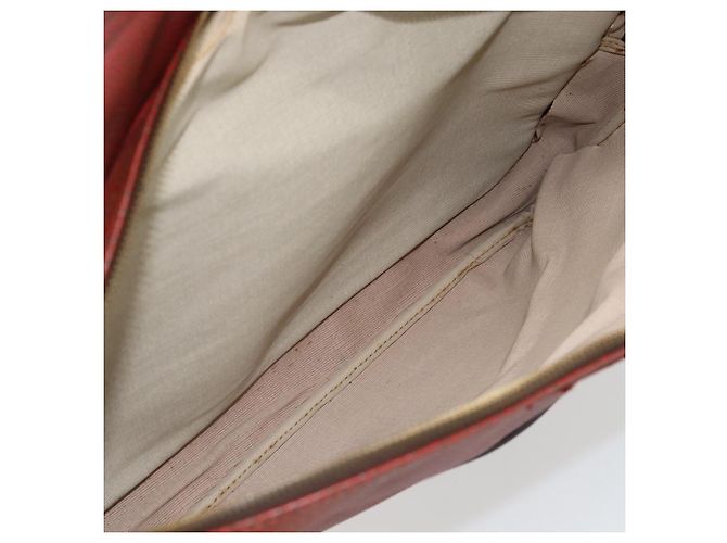 LOUIS VUITTON Challenge Cup Reporter Shoulder Bag Leather Red LV - vista 21