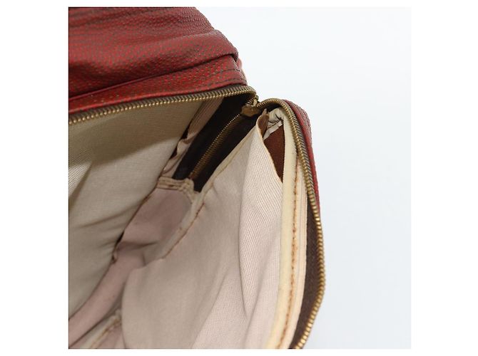 LOUIS VUITTON Challenge Cup Reporter Shoulder Bag Leather Red LV - vista 22