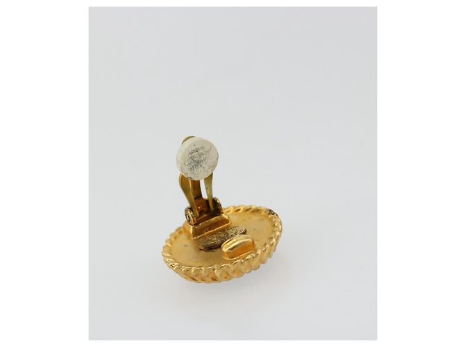 CHANEL Earring metal Gold Tone CC - vista 8