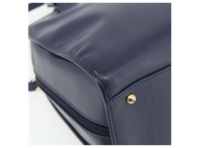 Céline CELINE Hand Bag Leather 2way Navy Gold - vista 13