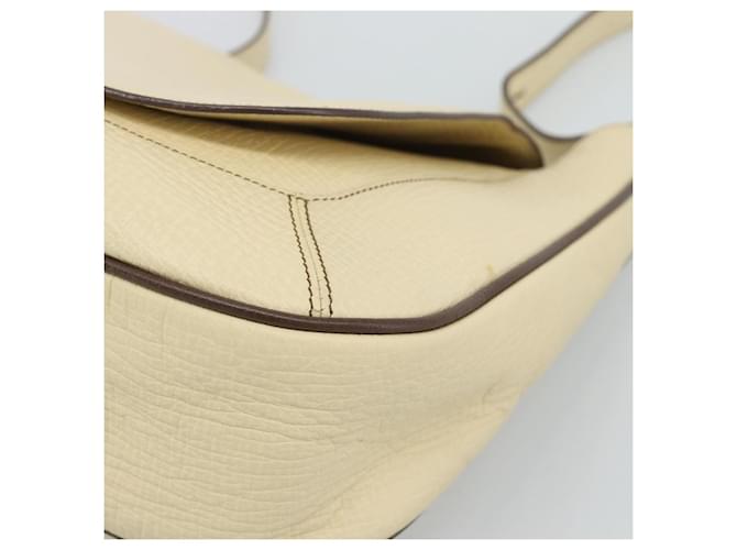 LOEWE Shoulder Bag Leather Ivory Silver - vista 10