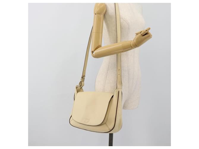 LOEWE Shoulder Bag Leather Ivory Silver - vista 23