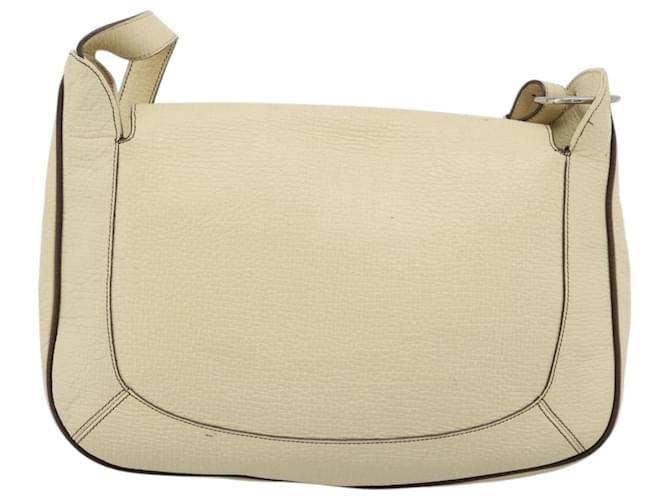 LOEWE Shoulder Bag Leather Ivory Silver - vista 3