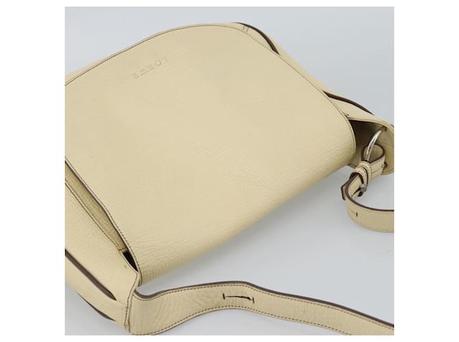 LOEWE Shoulder Bag Leather Ivory Silver - vista 6