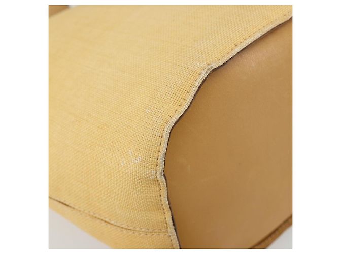 Céline CELINE Circle Shoulder Bag Canvas Yellow Gold - vista 11