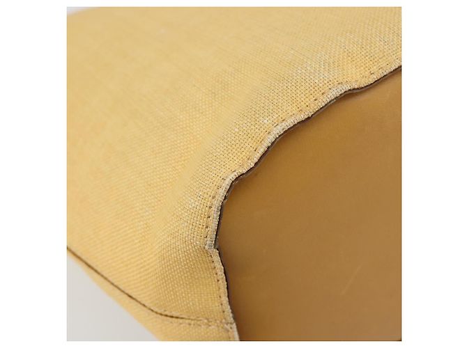 Céline CELINE Circle Shoulder Bag Canvas Yellow Gold - vista 13