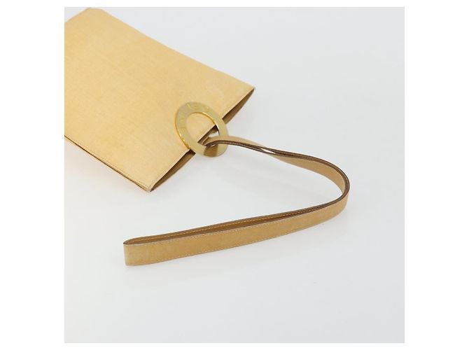 Céline CELINE Circle Shoulder Bag Canvas Yellow Gold - vista 7