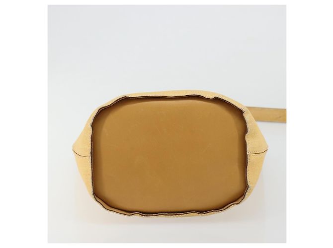 Céline CELINE Circle Shoulder Bag Canvas Yellow Gold - vista 9