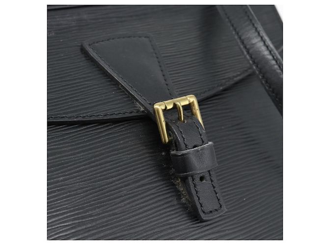 LOUIS VUITTON Epi Jeune Fille MM Shoulder Bag Black M52152 LV - vista 18