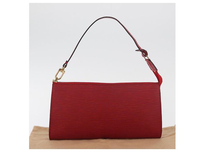 LOUIS VUITTON Epi Pochette Accessoires Pouch Red M52947 LV - vista 12
