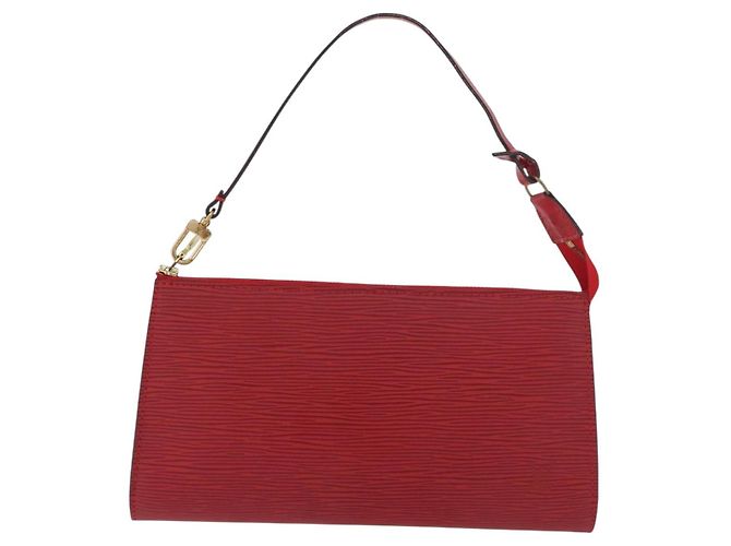 LOUIS VUITTON Epi Pochette Accessoires Pouch Red M52947 LV - vista 13